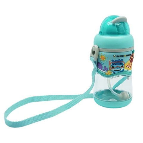 Marcus & Marcus butelka/bidon z obciążoną słomką 3D 2w1 350 ml Mint Ollie Marcus & Marcus butelka/bidon z obciążoną słomką 3D 2w1 350 ml Mint Ollie
