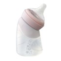 Marcus & Marcus silikonowa butelka antykolkowa dla Noworodka z laktatorem 2w1 120 ml Pink Marcus & Marcus silikonowa butelka antykolkowa dla Noworodka z laktatorem 2w1 120 ml Pink