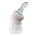 Marcus & Marcus silikonowa butelka antykolkowa dla Noworodka z łyżeczką 2w1 120 ml Pink Marcus & Marcus silikonowa butelka antykolkowa dla Noworodka z łyżeczką 2w1 120 ml Pink
