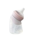 Marcus & Marcus silikonowa butelka antykolkowa dla Noworodka z łyżeczką 2w1 120 ml Pink Marcus & Marcus silikonowa butelka antykolkowa dla Noworodka z łyżeczką 2w1 120 ml Pink