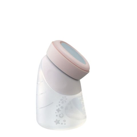 Marcus & Marcus silikonowa butelka antykolkowa dla Noworodka z łyżeczką 2w1 120 ml Pink Marcus & Marcus silikonowa butelka antykolkowa dla Noworodka z łyżeczką 2w1 120 ml Pink
