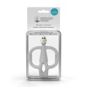 Matchstick Monkey gryzak silikonowy sensoryczny ze szczoteczką BioCote Grey Matchstick Monkey gryzak silikonowy sensoryczny ze szczoteczką BioCote Grey