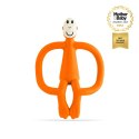 Matchstick Monkey gryzak silikonowy sensoryczny ze szczoteczką Pomarańcz Matchstick Monkey gryzak silikonowy sensoryczny ze szczoteczką Pomarańcz