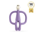 Matchstick Monkey gryzak silikonowy sensoryczny ze szczoteczką Purple Matchstick Monkey gryzak silikonowy sensoryczny ze szczoteczką Purple