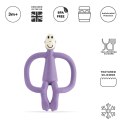 Matchstick Monkey gryzak silikonowy sensoryczny ze szczoteczką Purple Matchstick Monkey gryzak silikonowy sensoryczny ze szczoteczką Purple