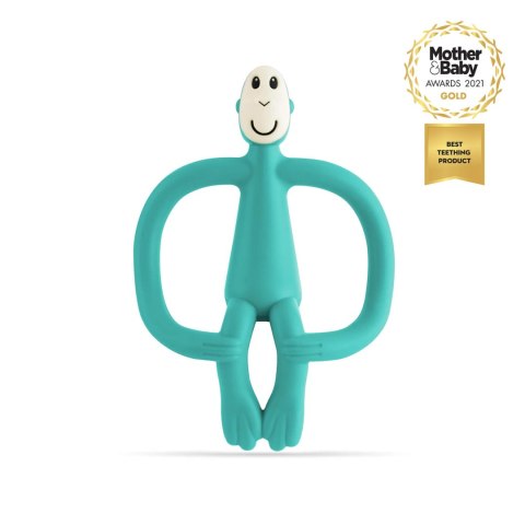 Matchstick Monkey gryzak silikonowy sensoryczny ze szczoteczką Zielony Matchstick Monkey gryzak silikonowy sensoryczny ze szczoteczką Zielony