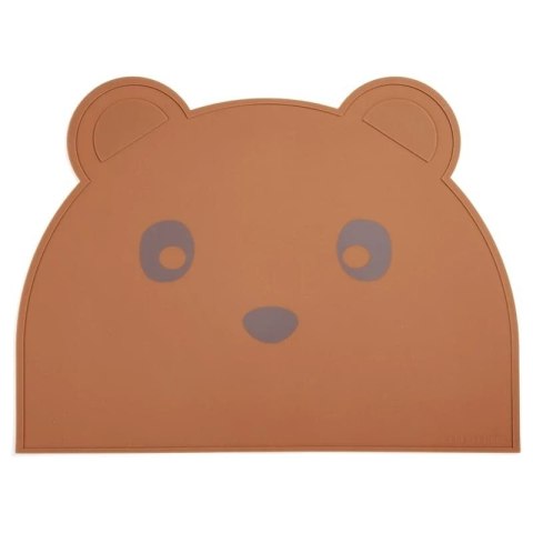 Nuuroo podkładka silikonowa na stół dla dzieci Miś TEDDY Caramel Cafe Nuuroo podkładka silikonowa na stół dla dzieci Miś TEDDY Caramel Cafe