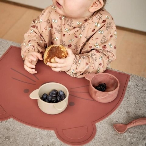 Nuuroo podkładka silikonowa na stół dla dzieci Myszka MOUSE Mahogany Nuuroo podkładka silikonowa na stół dla dzieci Myszka MOUSE Mahogany