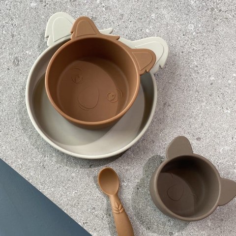 Nuuroo silikonowa miseczka głęboka KOALA Caramel Cafe Nuuroo silikonowa miseczka głęboka KOALA Caramel Cafe
