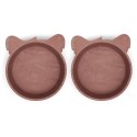 Nuuroo silikonowe miseczki głębokie 2 szt KOALA Rosa Red Nuuroo silikonowe miseczki głębokie 2 szt KOALA Rosa Red