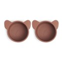 Nuuroo silikonowe miseczki głębokie na przekąski 2 szt KOALA Mahogany Nuuroo silikonowe miseczki głębokie na przekąski 2 szt KOALA Mahogany