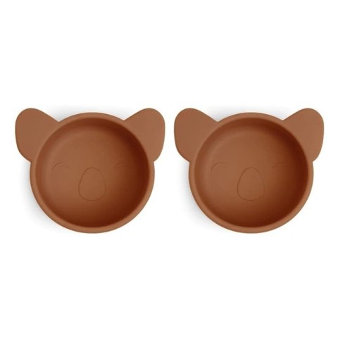 Nuuroo silikonowe miseczki na przekąski 2 szt KOALA Caramel Cafe Nuuroo silikonowe miseczki na przekąski 2 szt KOALA Caramel Cafe