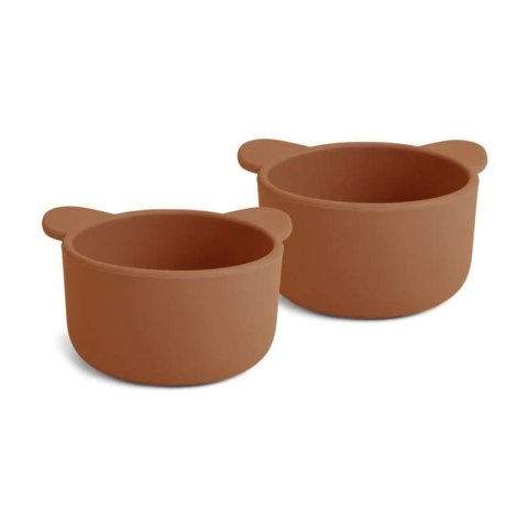 Nuuroo silikonowe miseczki na przekąski 2 szt KOALA Caramel Cafe Nuuroo silikonowe miseczki na przekąski 2 szt KOALA Caramel Cafe