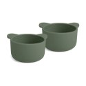 Nuuroo silikonowe miseczki na przekąski 2 szt KOALA Dusty Green Nuuroo silikonowe miseczki na przekąski 2 szt KOALA Dusty Green