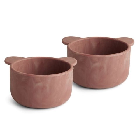 Nuuroo silikonowe miseczki na przekąski 2 szt KOALA Rosa Red Nuuroo silikonowe miseczki na przekąski 2 szt KOALA Rosa Red