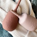 Nuuroo silikonowy kubek niekapek ze słomką Giraf & Koala Mahogany Nuuroo silikonowy kubek niekapek ze słomką Giraf & Koala Mahogany