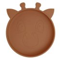 Nuuroo silikonowy talerzyk obiadowy duży GIRAF Caramel Cafe Nuuroo silikonowy talerzyk obiadowy duży GIRAF Caramel Cafe