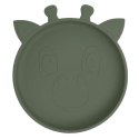 Nuuroo silikonowy talerzyk obiadowy duży GIRAF Dusty Green Nuuroo silikonowy talerzyk obiadowy duży GIRAF Dusty Green