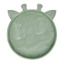 Nuuroo silikonowy talerzyk obiadowy duży GIRAF Light Green Nuuroo silikonowy talerzyk obiadowy duży GIRAF Light Green