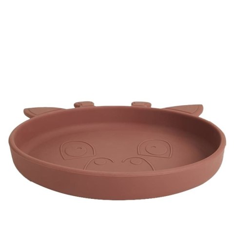 Nuuroo silikonowy talerzyk obiadowy duży GIRAF Mahogany Nuuroo silikonowy talerzyk obiadowy duży GIRAF Mahogany