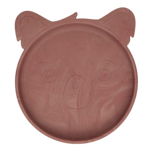 Nuuroo silikonowy talerzyk obiadowy duży KOALA Rosa Red Nuuroo silikonowy talerzyk obiadowy duży KOALA Rosa Red