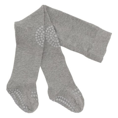 GoBabyGo antypoślizgowe rajstopy do raczkowania i nauki chodzenia Grey Melange 12 m+ GoBabyGo antypoślizgowe rajstopy do raczkowania i nauki chodzenia Grey Melange 12 m+