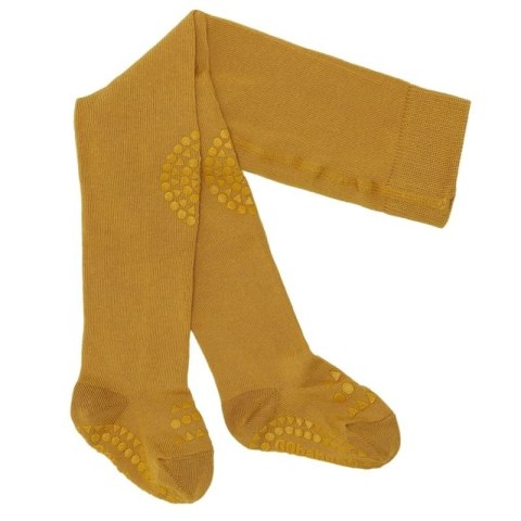 GoBabyGo antypoślizgowe rajstopy do raczkowania i nauki chodzenia Mustard 12 m+ GoBabyGo antypoślizgowe rajstopy do raczkowania i nauki chodzenia Mustard 12 m+