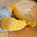 GoBabyGo antypoślizgowe rajstopy do raczkowania i nauki chodzenia Mustard 12 m+ GoBabyGo antypoślizgowe rajstopy do raczkowania i nauki chodzenia Mustard 12 m+