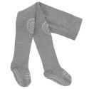 GoBabyGo antypoślizgowe rajstopy do raczkowania i nauki chodzenia WOOL Grey Melange 12 m+ GoBabyGo antypoślizgowe rajstopy do raczkowania i nauki chodzenia WOOL Grey Melange 12 m+