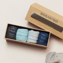 GoBabyGo antypoślizgowe skarpetki do nauki chodzenia 6 m+ zestaw 4 par GoBabyGo antypoślizgowe skarpetki do nauki chodzenia 6 m+ zestaw 4 par