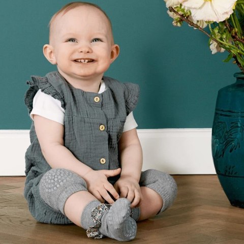 GoBabyGo antypoślizgowe skarpetki do nauki chodzenia LIBERTY BAMBOO Grey Melange Katie and Millie Orange 12 m+ GoBabyGo antypoślizgowe skarpetki do nauki chodzenia LIBERTY BAMBOO Grey Melange Katie and Millie Orange 12 m+