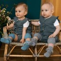 GoBabyGo antypoślizgowe skarpetki do nauki chodzenia LIBERTY BAMBOO Grey Melange Katie and Millie Orange 12 m+ GoBabyGo antypoślizgowe skarpetki do nauki chodzenia LIBERTY BAMBOO Grey Melange Katie and Millie Orange 12 m+