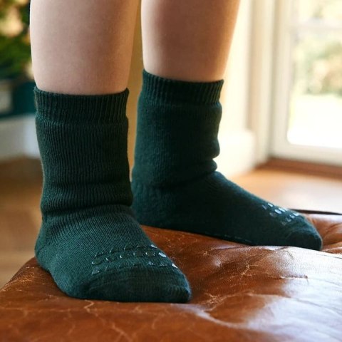 GoBabyGo skarpetki antypoślizgowe dla dzieci Forest Green 2 lata GoBabyGo skarpetki antypoślizgowe dla dzieci Forest Green 2 lata