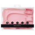 Marcus & Marcus silikonowy talerzyk 3D z podkładką PLAC ZABAW Pink Pokey Marcus & Marcus silikonowy talerzyk 3D z podkładką PLAC ZABAW Pink Pokey