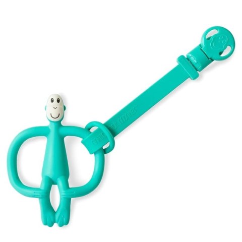 Matchstick Monkey zawieszki silikonowe do smoczka lub gryzaka 2 szt MULTI Green & Grey Matchstick Monkey zawieszki silikonowe do smoczka lub gryzaka 2 szt MULTI Green & Grey