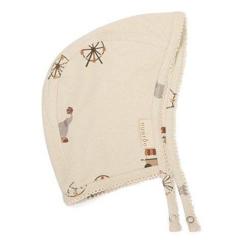 Nuuroo bonetka dla niemowlaka BIO jersey CIRCUS Creme roz M Nuuroo bonetka dla niemowlaka BIO jersey CIRCUS Creme roz M