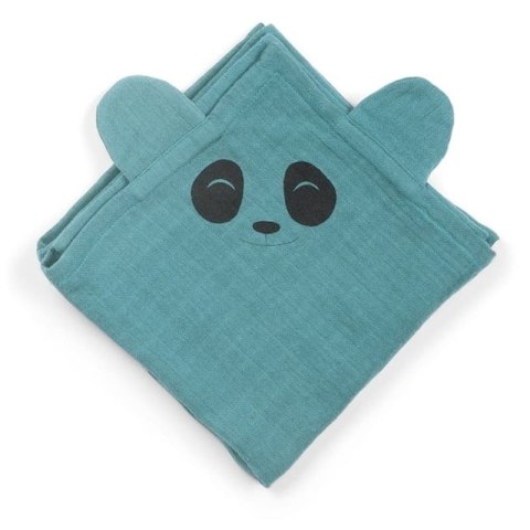 Nuuroo pieluszki dla noworodka 70x70 cm BIO muślin 2 szt PANDA Lead Nuuroo pieluszki dla noworodka 70x70 cm BIO muślin 2 szt PANDA Lead
