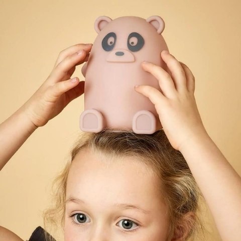 Nuuroo silikonowa lampka nocna bezprzewodowa PANDA Woodrose Nuuroo silikonowa lampka nocna bezprzewodowa PANDA Woodrose