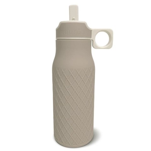 Nuuroo silikonowy bidon ze słomką dla niemowlaka ISA Cobblestone 400 ml Nuuroo silikonowy bidon ze słomką dla niemowlaka ISA Cobblestone 400 ml