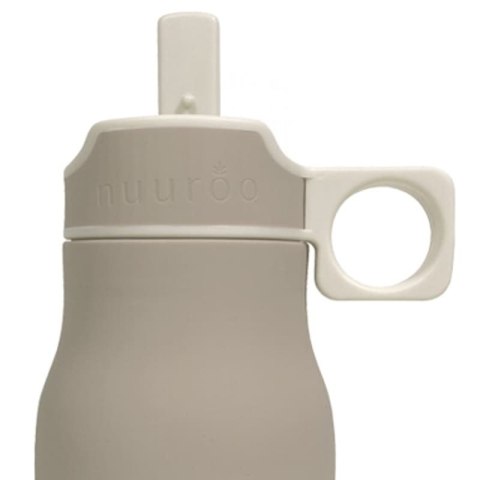 Nuuroo silikonowy bidon ze słomką dla niemowlaka LAU Cobblestone 400 ml Nuuroo silikonowy bidon ze słomką dla niemowlaka LAU Cobblestone 400 ml