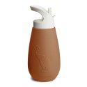 Nuuroo silikonowy bidon ze słomką dla niemowlaka PAX Caramel Cafe poj 350 ml Nuuroo silikonowy bidon ze słomką dla niemowlaka PAX Caramel Cafe poj 350 ml