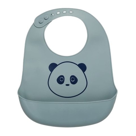 Nuuroo śliniak silikonowy z kieszonką dla niemowlaka PANDA Lead Nuuroo śliniak silikonowy z kieszonką dla niemowlaka PANDA Lead