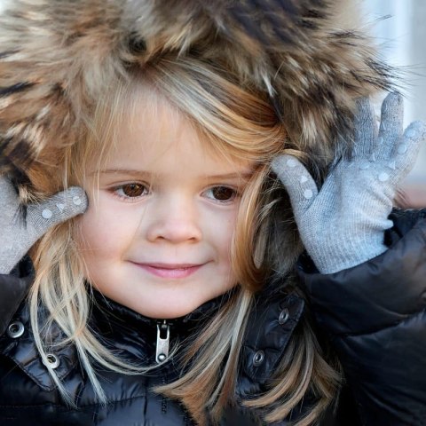 GoBabyGo antypoślizgowe rękawiczki ułatwiające chwytanie Grey Melange 3 lata GoBabyGo antypoślizgowe rękawiczki ułatwiające chwytanie Grey Melange 3 lata