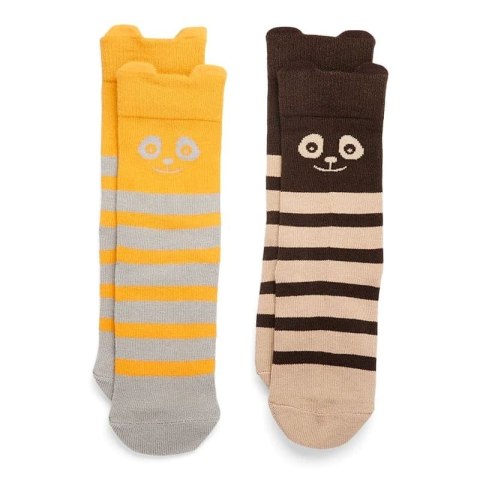 Nuuroo - 2 pary skarpetek z bawełny organicznej FRIDA Animals roz. 22-24 cm Nuuroo - 2 pary skarpetek z bawełny organicznej FRIDA Animals roz. 22-24 cm