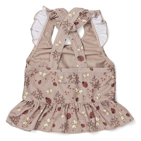 Nuuroo bikini kąpielowe dla dziewczynki ochrona UV UPF 50+ FLOWER BEE Sand roz 98-104 Nuuroo bikini kąpielowe dla dziewczynki ochrona UV UPF 50+ FLOWER BEE Sand roz 98-104