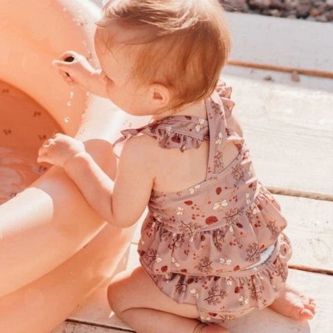 Nuuroo bikini kąpielowe dla dziewczynki ochrona UV UPF 50+ FLOWER BEE Sand roz 98-104 Nuuroo bikini kąpielowe dla dziewczynki ochrona UV UPF 50+ FLOWER BEE Sand roz 98-104