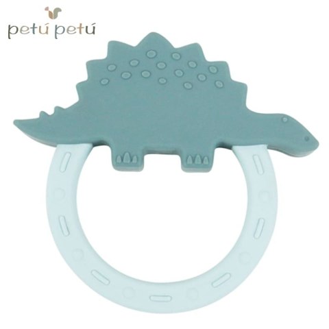 Petu Petu gryzak sensoryczny silikonowy Dino Turquoise Petu Petu gryzak sensoryczny silikonowy Dino Turquoise