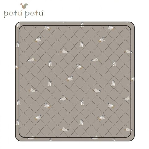 Petu Petu mata do zabawy dla niemowlaka 100x100 cm Penguin Petu Petu mata do zabawy dla niemowlaka 100x100 cm Penguin