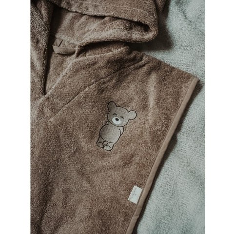 Petu Petu ponczo kąpielowe z kapturem dla niemowlaka Teddy Petu Petu ponczo kąpielowe z kapturem dla niemowlaka Teddy