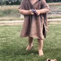 Petu Petu ponczo kąpielowe z kapturem dla niemowlaka Teddy Petu Petu ponczo kąpielowe z kapturem dla niemowlaka Teddy